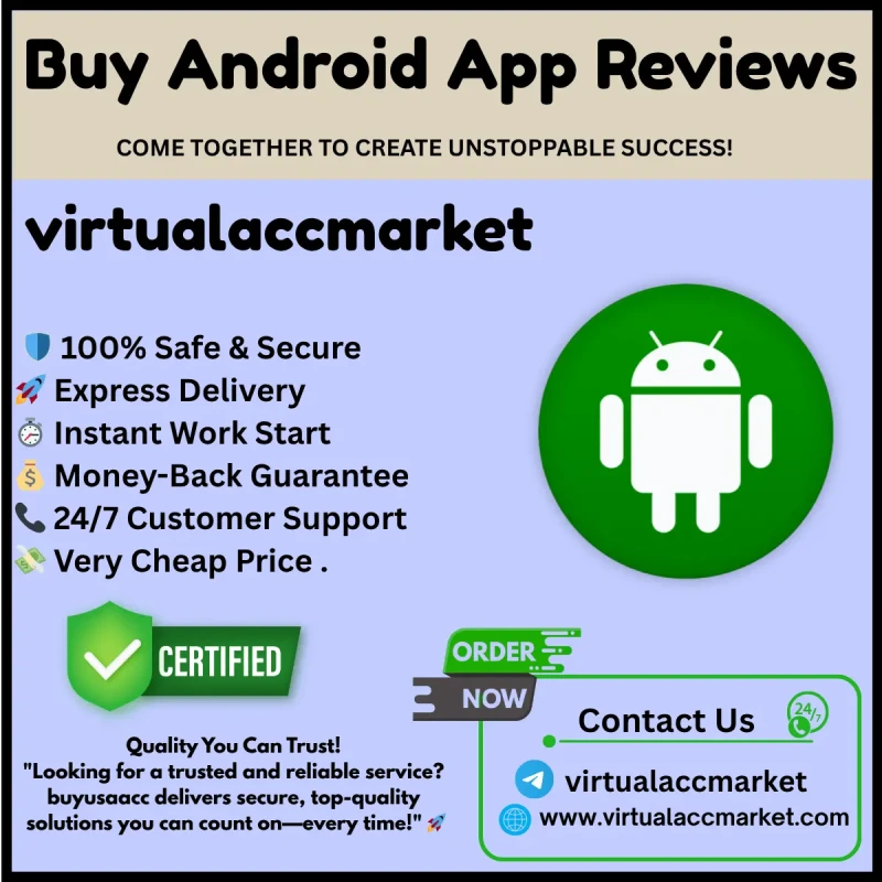 Buy Android App Reviews